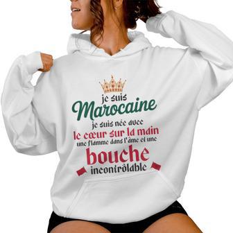 Jeuis Marocaine Cadeau Parfait Maroc Sweat à capuche femme - Cadeauxyz