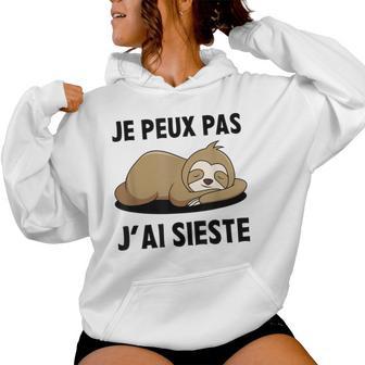 J'peux Pas J'aiieste Drôle Paresseuse Sweat à capuche femme - Cadeauxyz
