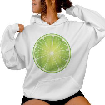 Lime Adult Kids Fruit Green Lime Costume Women Hoodie - Thegiftio UK