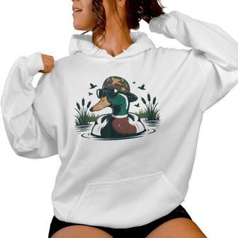 Mallard Duck Hunting Camo Youth Boys Toddler Camouflage Women Hoodie - Thegiftio UK