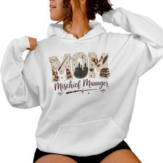 Mom Mischief Manager Spooky Witch Trick Or Treat Halloween Women Hoodie - Thegiftio UK