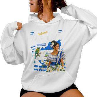 Nicaraguan Flag Themed Idea For Pinolera Nicaragua Women Hoodie - Thegiftio UK