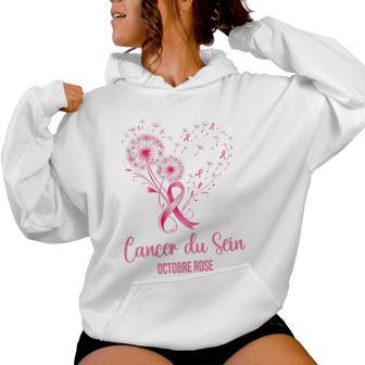 Octobre Rose 2025Outien &Olidarité Ruban Rose Haut De Gamme Sweat à capuche femme - Cadeauxyz