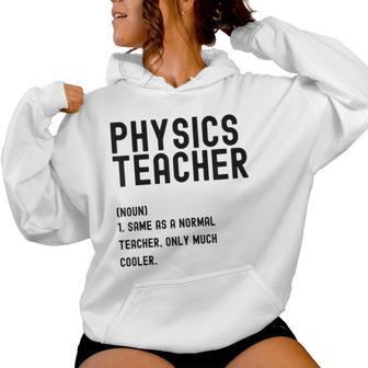 Physics Teacher Definition シャツ 学校初日 レディースパーカー - Kawaiitshirt