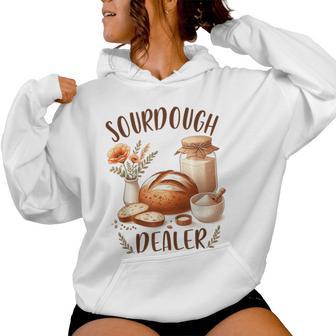 Sourdough Queen Sourdough Baking Baker Sourdough Dealer Women Hoodie - Thegiftio UK