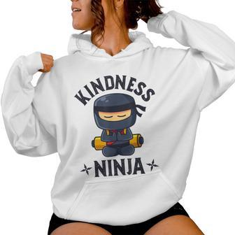 Unity Day Orange Anti Bullying Kids Be Kind Kindness Ninja Women Hoodie - Thegiftio UK