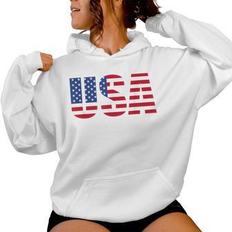 Usa Bandiera Patriottica Americana Per Uomini Donne Bambini Ragazzi Ragazze Us Felpa con cappuccio da donna - Novitaregali