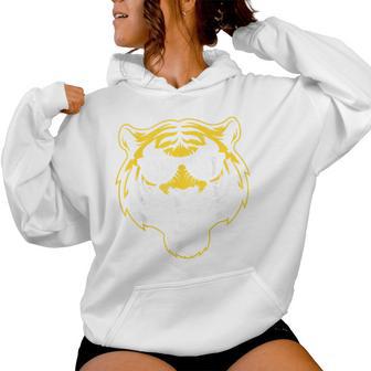 Vintage Tiger Wearing Sunglasses Game Day For Kids Women Hoodie | Seseable UK