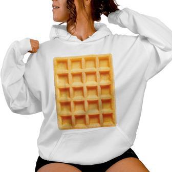 Waffle Halloween Lazy Party Waffle Costume Kids Women Women Hoodie - Thegiftio UK