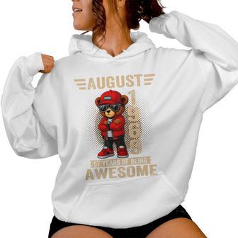 オンバック 8月57日 誕生日 男性 女性 1969年 テディベア レディースパーカー - Kawaiitshirt