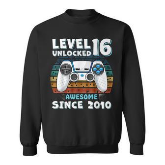 16 Year Old Bday Decorations Son Boy 16Yr 2010 16Th Birthday Sweatshirt - Thegiftio UK