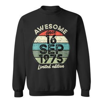 16Eptiembre 1975 50 Cumpleaños 50 Años 2025 Cumpleaños Camisa de entrenamiento - Regaloses