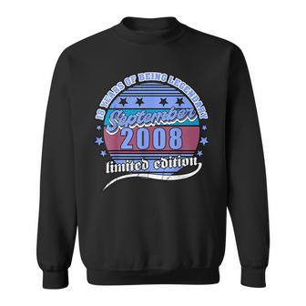 18 Geburtstageptember 2008 Jahrgang 18 Jahre Legendary Sweatshirt - Geschenkecke