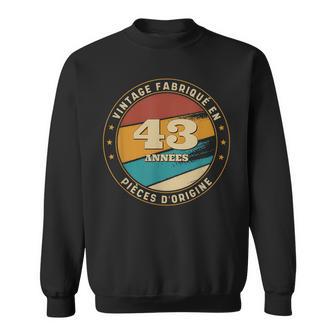 43Rd Joyeux Anniversaireintage Fabriqué En 43 Années1990s Sweater e - Cadeauxyz