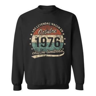 50 Años Cumpleaños Las Leyendas Nacen Octubre 1976 Retro Camisa de entrenamiento - Regaloses