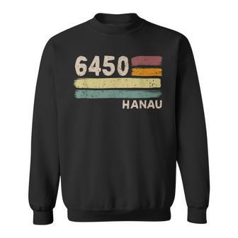 6450 Hanau Retro Postleitzahlen Alte Plzintage Sweatshirt - Geschenkecke