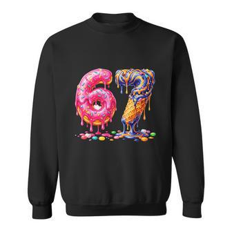 67Ixeven Ice Cream 6-7 Drip Felpa - Novitaregali