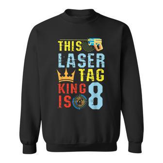 8 Geburtstag Laser Tag Geburtstagskind Achter Party Sweatshirt - Geschenkecke