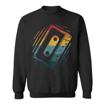 80S 90S Amateurs De Musiqueintage Rétro Cassette Tape Sweater e - Cadeauxyz