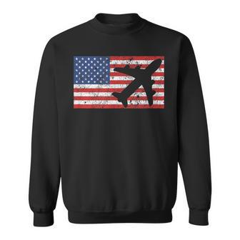 Aviónuelouelo 4 De Julio 4 Bandera De América Camisa de entrenamiento - Regaloses