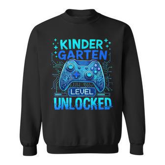Back To School Kindergarten First Day Level Unlocked Gamer Sweatshirt - Thegiftio UK