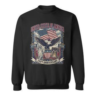 Bandera De América 250 Aniversario Eagle & Liberty Usa 250 Años Manga Larga Camisa de entrenamiento - Regaloses