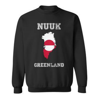 Bandera Envejecida De Groenlandia Nuuk Pride Manga Larga Camisa de entrenamiento - Regaloses