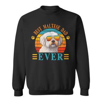 Best Dog Dad Ever Día Del Padre Maltés Dad Para Hombres Camisa de entrenamiento - Regaloses