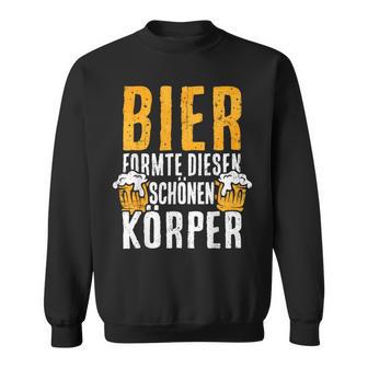 Bier Formte Diesenchönen Körper Trink Und Feier Sweatshirt - Geschenkecke