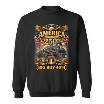 Big Boy 4014 Train Usa 250Th Anniversary Patriotic American Sweatshirt - Thegiftio UK