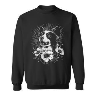 Border Collie Perro Amante Estilo Retro Tatuaje Camisa de entrenamiento - Regaloses