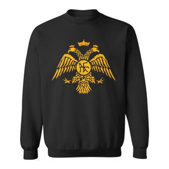 Byzance Grec Orthodoxe Aigle Impérial Empire Byzantin Sweater e - Cadeauxyz