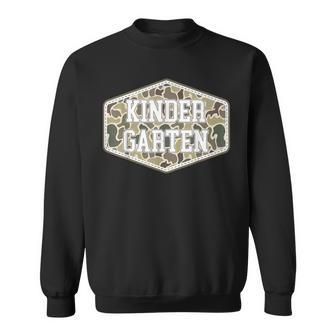 Camo Kindergarten Boy Back To School Students Teachers Sweatshirt - Thegiftio UK