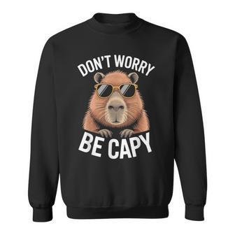 Capybara Don't Worry Be Capy Capybara Amante De Los Roedores Camisa de entrenamiento - Regaloses