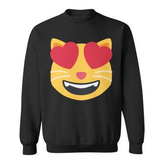 Cara De Gatoonriente De Emoticono Manga Larga Camisa de entrenamiento - Regaloses