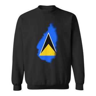Carte Deainte Lucieouvenir Drapeauainte-Lucie Sweater e - Cadeauxyz