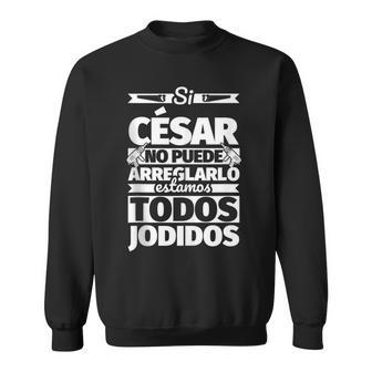 César Dicho Gracioso Nombre In Mangas Camisa de entrenamiento - Regaloses