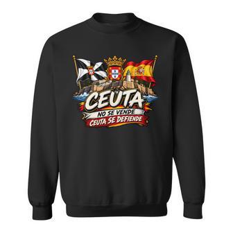 Ceuta Noeende Ceutae Defiende Bandera España Manga Larga Camisa de entrenamiento - Regaloses