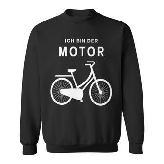 Ciclista Divertido Yooy El Motor Frase Bicicleta Manga Larga Camisa de entrenamiento - Regaloses