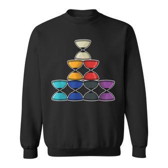 Coloré Diabolo Jonglerie Cirque Graphique Sweater e - Cadeauxyz