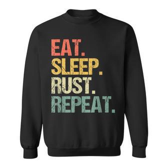 Comer Dormir Rust Repeat -Divertido Jugador Diciendo Juegos Deportes Meme Camisa de entrenamiento - Regaloses