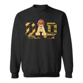 Dad Construction Birthday Sweatshirt - Monsterry