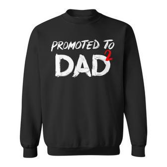 Dad2 Dad 2Quared Father Of Twoecond Time Daddy Felpa - Novitaregali
