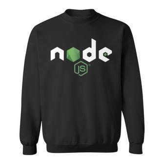 De Bolsillo NodeJs Para Desarrolladores De Javascript Manga Larga Camisa de entrenamiento - Regaloses
