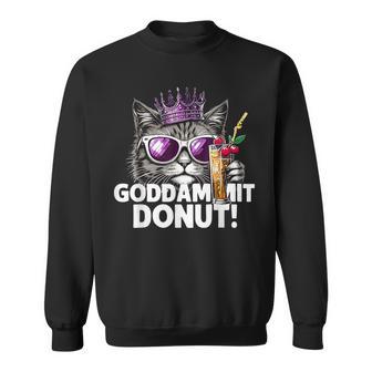 De Meme De Gato Princesa Donut Estilo Divertido De Dibujos Animados Kawaii Camisa de entrenamiento - Regaloses