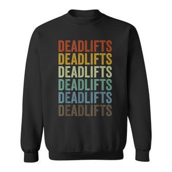 Deadlifts Gym Retro Sweater e - Cadeauxyz