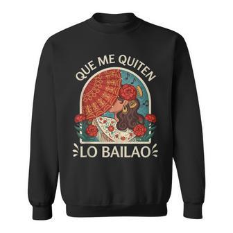 Diseño Que Me Quiten Lo Bailao Flamenco Flores Y Feria 2026 In Mangas Camisa de entrenamiento - Regaloses