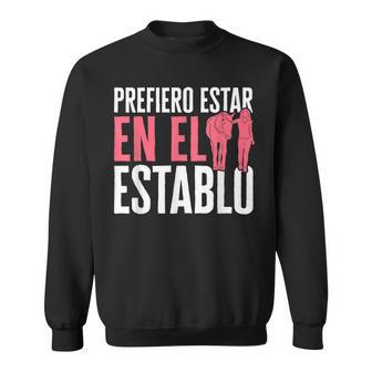 Divertido Caballos Prefiero Estar En El Establo Caballo Camisa de entrenamiento - Regaloses