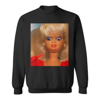 Divertido Cara Muñeca Meme Desagradable Juzgar Expresión Humor Camisa de entrenamiento - Regaloses
