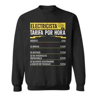 Divertido Diseño De Tarifa De Electricista Tarifa Horaria Camisa de entrenamiento - Regaloses